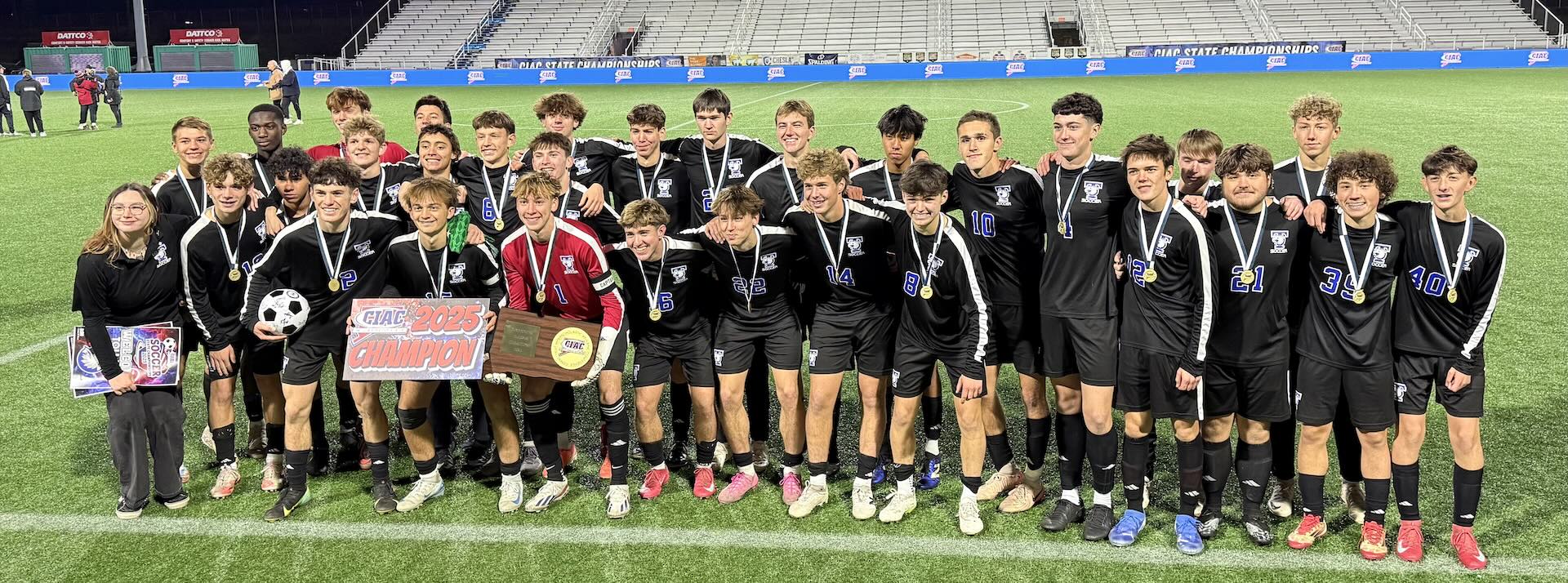 Tolland defeats Stonington in final minute to repeat as Class M boys State Champions